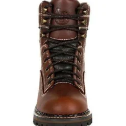 Georgia Women's AMP LT Logger Alloy Toe WP Work Boot - Brown - GB00428