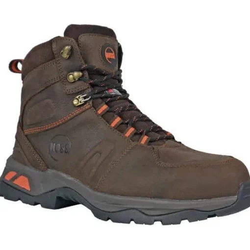 Hoss Men's Blast Composite Safety Toe Waterproof 400G Insulated Work Boot - Brown 60242