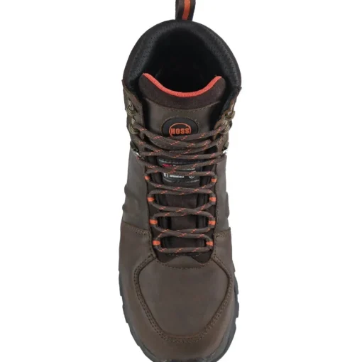 Hoss Men's Blast Composite Safety Toe Waterproof 400G Insulated Work Boot - Brown 60242