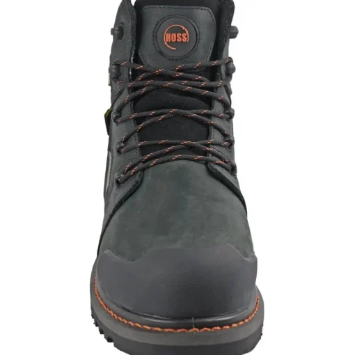 Hoss Men's Bronc 6" Composite Toe Waterproof Puncture Resistant Work Boot - Black 60145