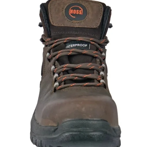 Hoss Men's Lorne 6" Comppsote Toe Waterproof Puncture Resist Work Boot - Brown 60416