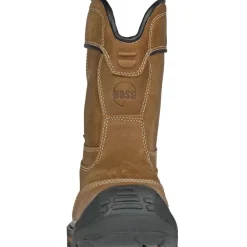 Hoss Men's Ranger Composite Toe Waterpoof Pull On Wellington Work Boot - Brown 90260