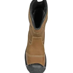 Hoss Men's Ranger Composite Toe Waterpoof Pull On Wellington Work Boot - Brown 90260
