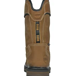 Hoss Men's Ranger Composite Toe Waterpoof Pull On Wellington Work Boot - Brown 90260