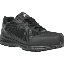 Hoss Men's Reno II Composite Toe Waterproof Slip Resistant Work Shoe - Black 10229