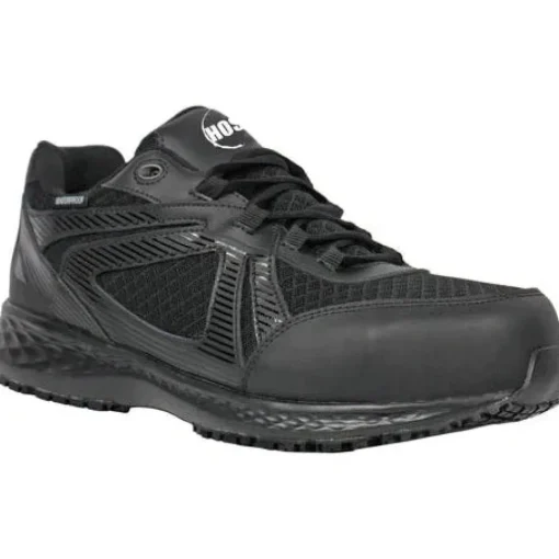 Hoss Men's Reno II Composite Toe Waterproof Slip Resistant Work Shoe - Black 10229