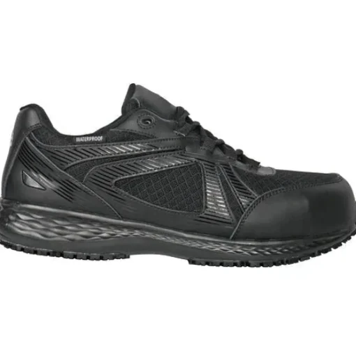 Hoss Men's Reno II Composite Toe Waterproof Slip Resistant Work Shoe - Black 10229