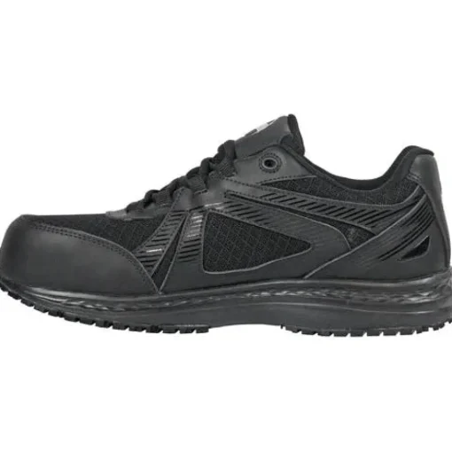 Hoss Men's Reno II Composite Toe Waterproof Slip Resistant Work Shoe - Black 10229