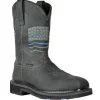 Hoss Men's Rushmore Composite Toe Waterproof Western Work Boot - Charcoal 91065