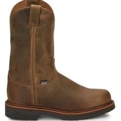 Justin Men's Blueprint 8" USA Western Work Boot -Tan- 4440