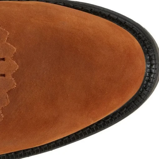 Justin Men's Conductor 8" Made In USA Work Boot - Hazel - 760