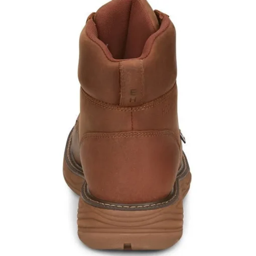 Justin Men's Rush 6" WP Wedge Work Boot -Brown- SE470