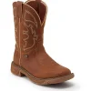 Justin Men's Rush 11" WP Western Work Boot -Tan- WK4330