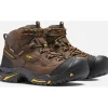 Keen Utility Men's Braddock Mid Soft Toe WP Work Boot - Brown- 1020162