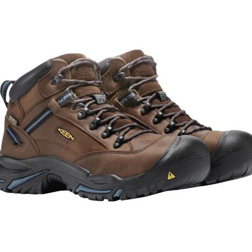 Keen Utility Men's Braddock USA Built Stl Toe WP Work Boot Brown 1012771