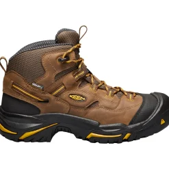 Keen Utility Men's Braddock Mid Soft Toe WP Work Boot - Brown- 1020162