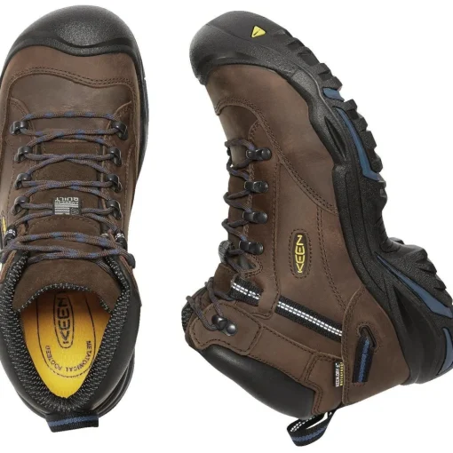 Keen Utility Men's Braddock USA Built Stl Toe WP Work Boot Brown 1012771
