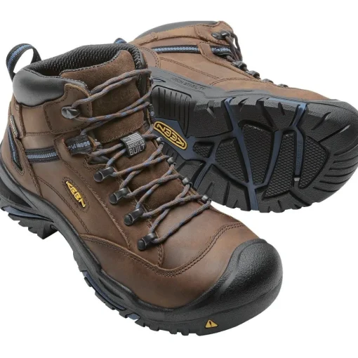 Keen Utility Men's Braddock USA Built Stl Toe WP Work Boot Brown 1012771