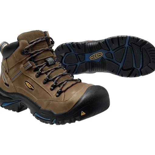 Keen Utility Men's Braddock USA Built Stl Toe WP Work Boot Brown 1012771