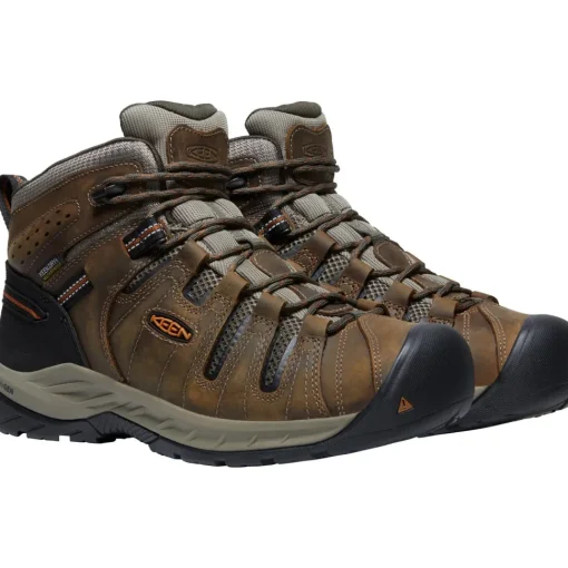 Keen Utility Men's Flint II Mid Soft Toe WP Work Boot- Olive - 1025613