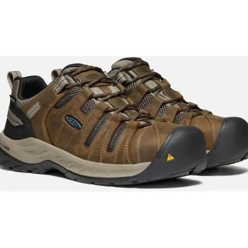 Keen Utility Men's Flint II Steel Toe WP Work Shoe - Brown - 1023236