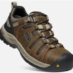Keen Utility Men's Flint II Steel Toe WP Work Shoe - Brown - 1023236