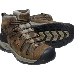 Keen Utility Men's Flint II Mid Soft Toe WP Work Boot- Olive - 1025613