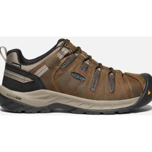 Keen Utility Men's Flint II Steel Toe WP Work Shoe - Brown - 1023236
