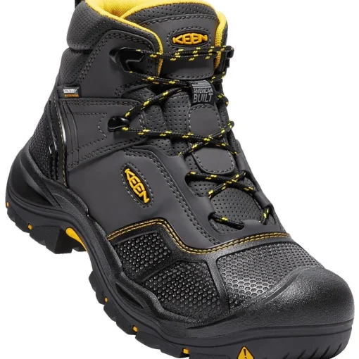 Keen Utility Men's Logandale American Built Steel Toe Work Boot - Black - 1017828