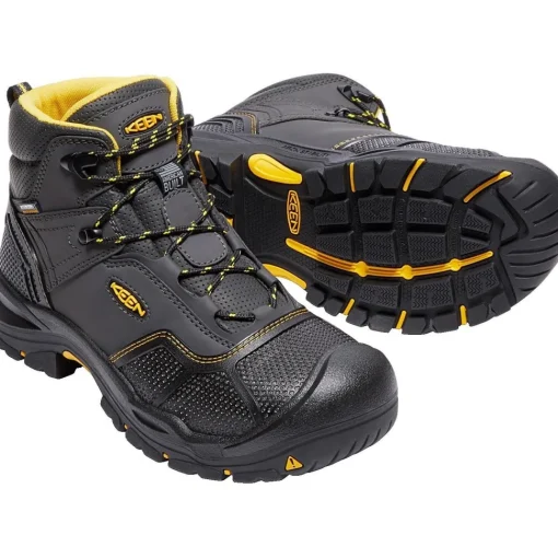 Keen Utility Men's Logandale American Built Steel Toe Work Boot - Black - 1017828