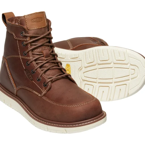 Keen Utility Men's San Jose 6" Soft Toe Work Boot Gingerbread- 1020146