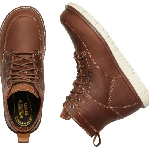 Keen Utility Men's San Jose 6" Soft Toe Work Boot Gingerbread- 1020146