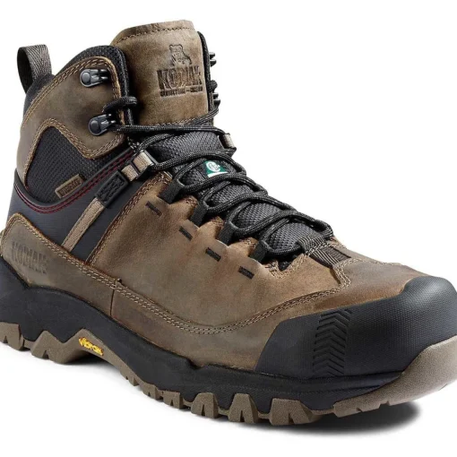Kodiak Men's Quest Bound Comp Toe WP Hiker Work Boot -Fossil- 4TELFS