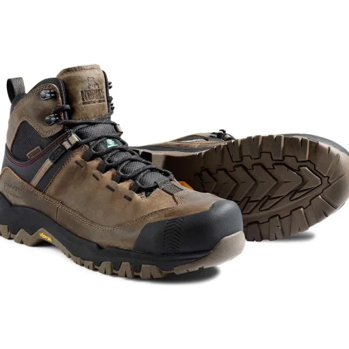 Kodiak Men's Quest Bound Comp Toe WP Hiker Work Boot -Fossil- 4TELFS