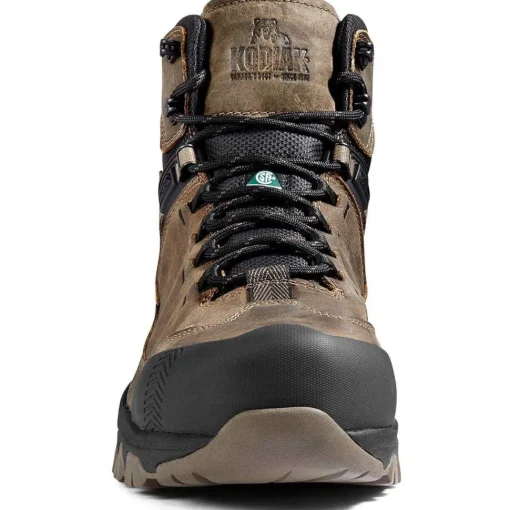 Kodiak Men's Quest Bound Comp Toe WP Hiker Work Boot -Fossil- 4TELFS