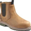 Kodiak Women's Bralorne Comp Toe WP Safety Work Boot -Brown- 4TDFBN