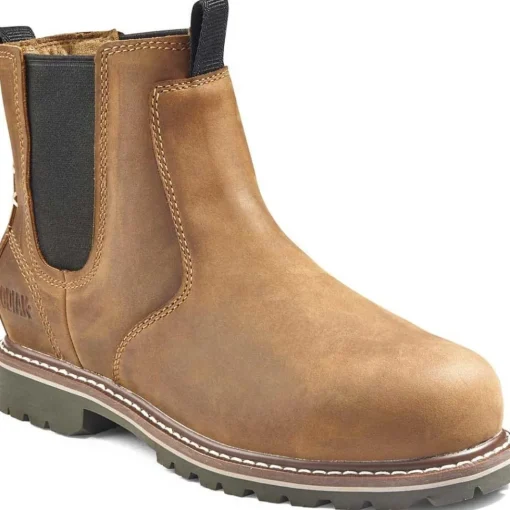 Kodiak Women's Bralorne Comp Toe WP Safety Work Boot -Brown- 4TDFBN