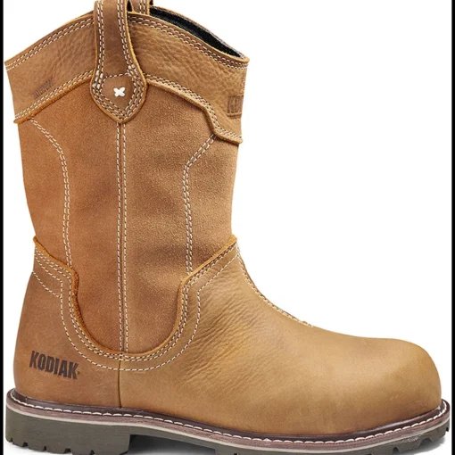 Kodiak Women's Bralorne Comp Toe WP Wellington Work Boot -Wheat- 8354WT