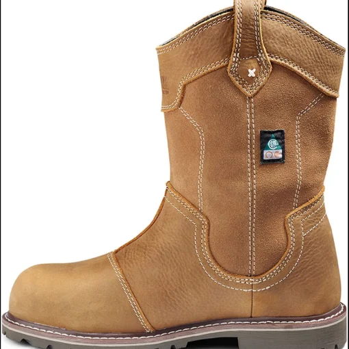 Kodiak Women's Bralorne Comp Toe WP Wellington Work Boot -Wheat- 8354WT