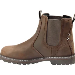 Kodiak Women's Bralorne Soft Toe WP Chelsea Work Boot -Brown- 4TEADB