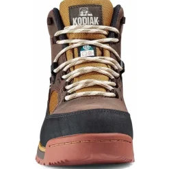 Kodiak Women's Greb Classic Steel Toe WP Hiker Work Boot -Brown- 834YBN