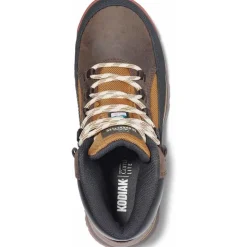Kodiak Women's Greb Classic Steel Toe WP Hiker Work Boot -Brown- 834YBN