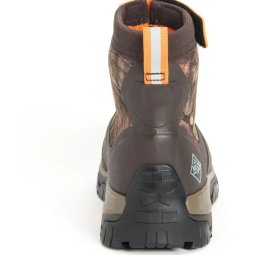 Muck Men's Apex Mid Zip WP Outdoor Hunt Boot - Camo - AXMZ-MOC