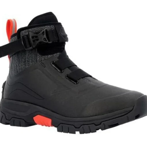 Muck Men's Apex Pac Alt WP Closure Mid Outdoor Work Boot -Black- APMM000