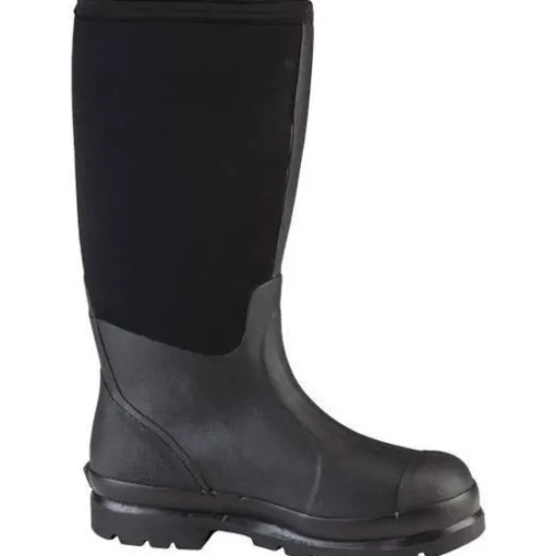 Muck Men's Chore Tall 17" WP Rubber Work Boot - Black - CHH-000A