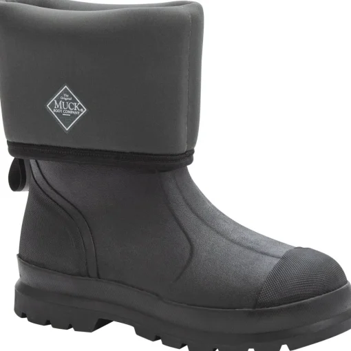 Muck Men's Chore Tall 17" WP Rubber Work Boot - Black - CHH-000A