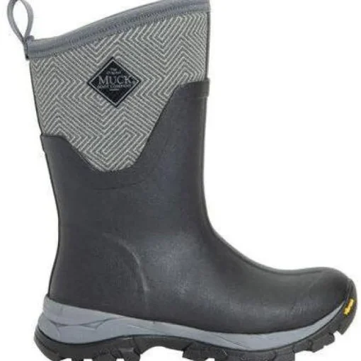 Muck Women's Arctic Ice AGAT Mid WP Outdoor Boot - Black - ASVMA-101