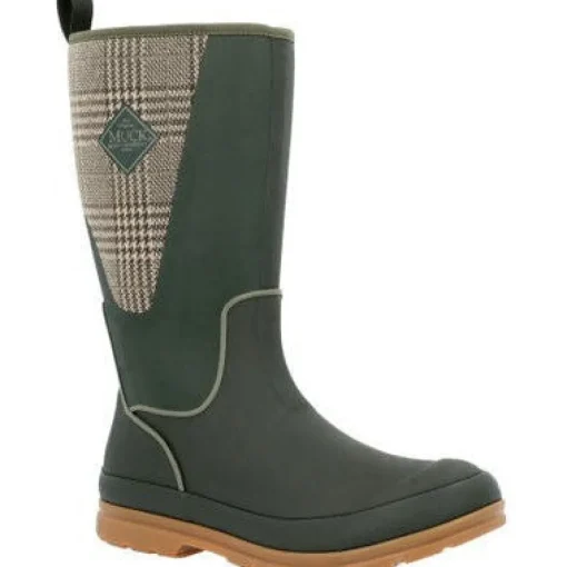 Muck Women's Originals 11" Soft Toe WP Work Boot - Moss - MOTW300