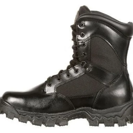 Rocky Men's Alpha Force 8" Soft Toe WP Public Service Boot -Black- FQ0002165