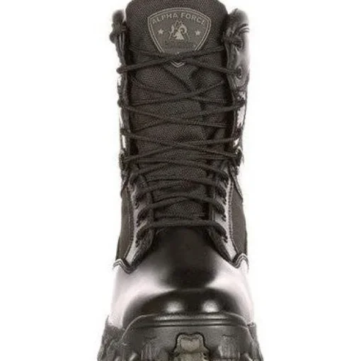 Rocky Men's Alpha Force 8" Soft Toe WP Public Service Boot -Black- FQ0002165